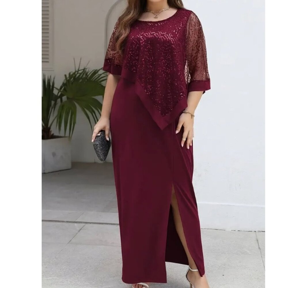 Modest Bat Wing Dress Women's 1X